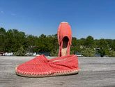 Les espadrilles Diamond Orange Corail